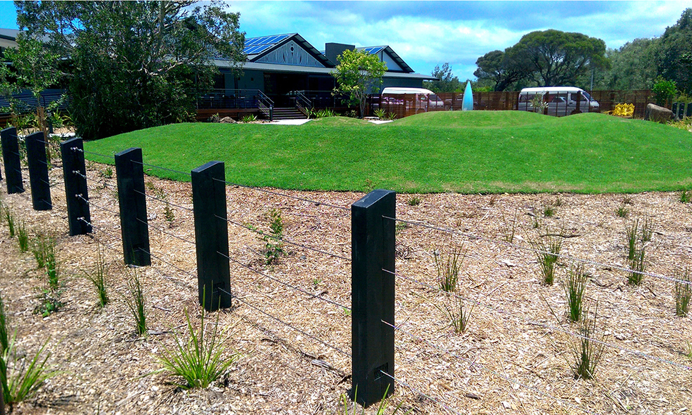 The sustainable alternative from Replas - Australian made recycled plastic fencing