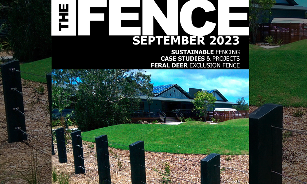 Sustainability feature in THE FENCE magazine