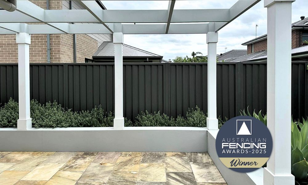 Glovers Fencing claims COLORBOND steel Fencing Award